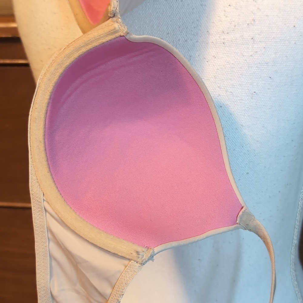 PINK VICTORIA'S SECRET Everyday T-shirt Bra Nude SIZE 32D - Picture 11 of 12